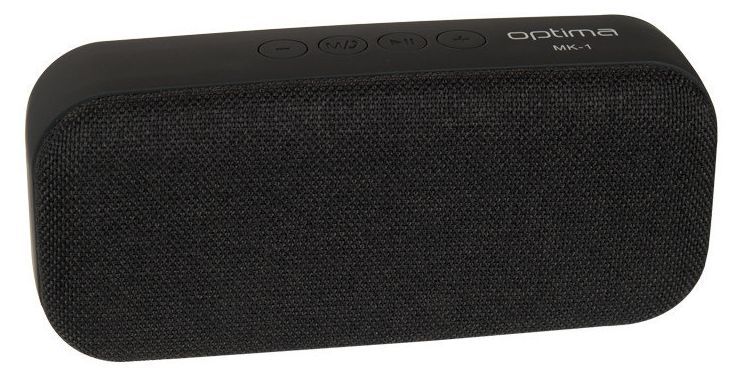 Акция на Колонка Bluetooth Speaker Optima MK-1 Infinity Black от Територія твоєї техніки