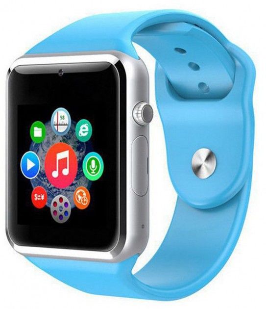 Акція на Смарт-часы UWatch A1 Blue від Територія твоєї техніки