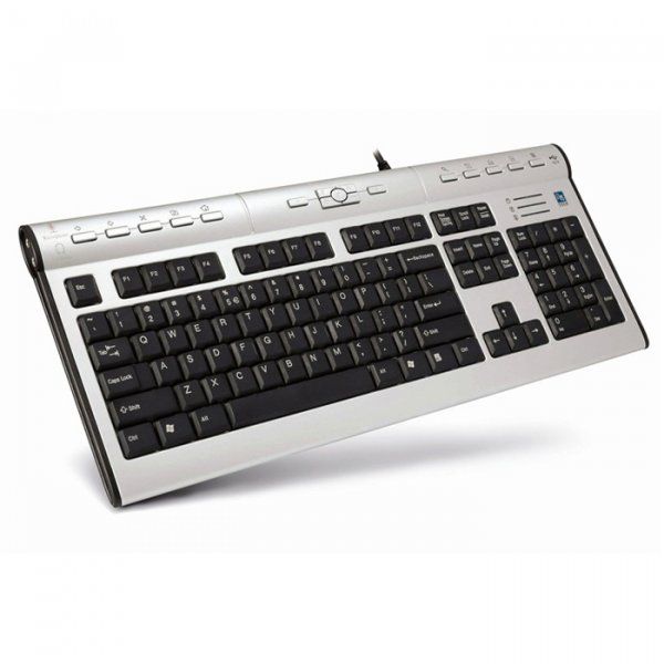 

Клавіатура A4Tech KL-7MUU-R Silver USB UKR Silver/Black (4711421757454)