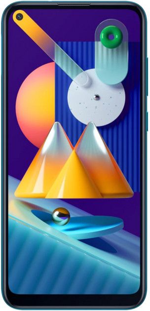 Акция на Смартфон Samsung Galaxy M11 3/32GB (SM-M115FMBNSEK) Blue от Територія твоєї техніки