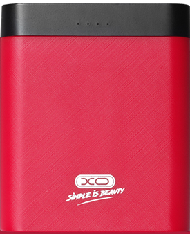 

УМБ XO PB39 8000mAh Li-ion 2USB 2A Red