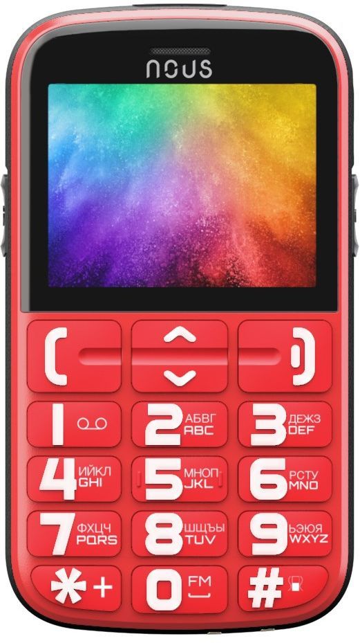 

Мобильный телефон Nous Helper Red