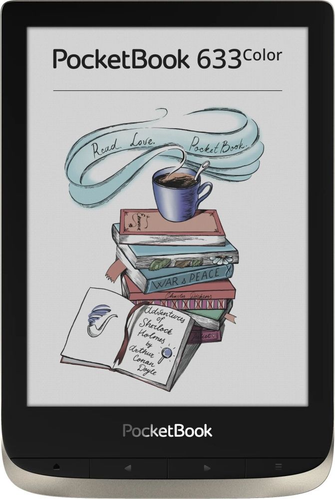 

Електронна книга PocketBook 633 Color (PB633-N-CIS) Moon Silver