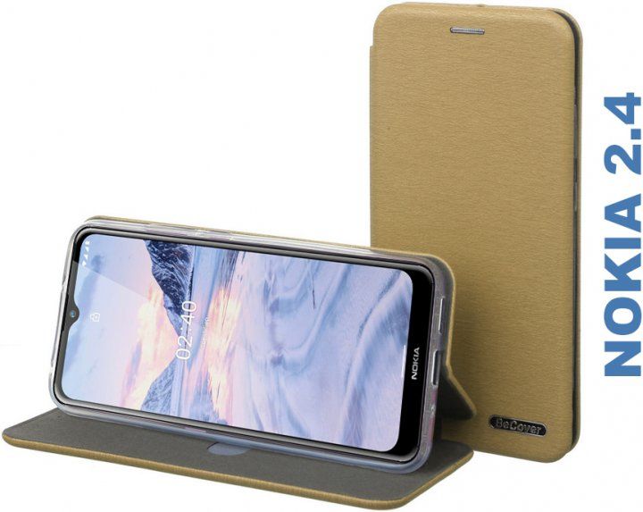 

Чохол-книжка BeCover Exclusive для Nokia 2.4 (705729) Sand