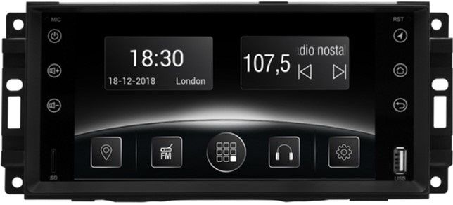 

Автомагнітола штатна Gazer CM6007-XK для Jeep Commander (XK) 2007-2012