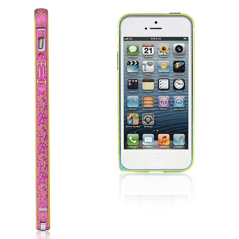 

Бампер Metalic Slim Elegant iPhone 6 Pink