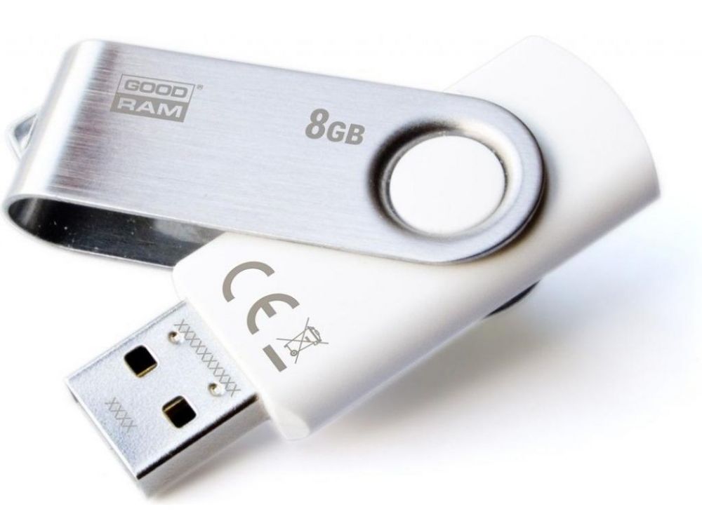 

USB флеш накопитель Goodram UTS2 8GB White (UTS2-0080W0R11)