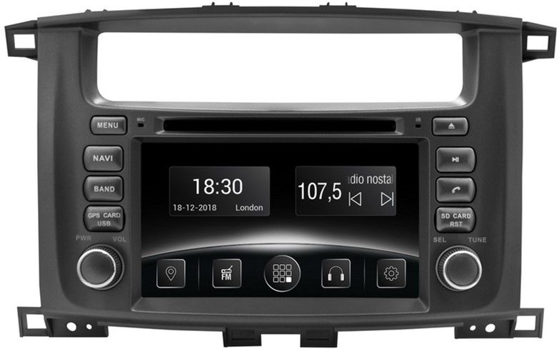 

Автомагнітола штатна Gazer CM5008-J100 для Toyota LC 100 (J100) 1998-2007