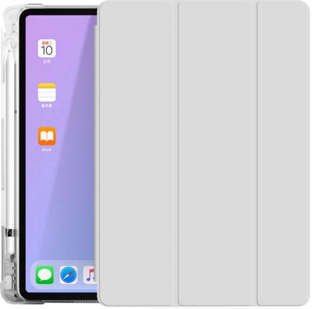 

Обкладинка BeCover Soft TPU з кріпленням Apple Pencil для Apple iPad Air 10.9 2020 (705522) Gray