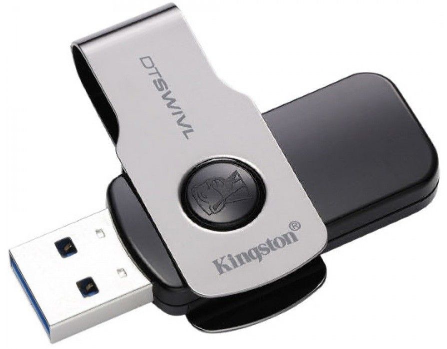 

USB флеш накопитель Kingston DataTraveler Swivl 128GB USB3.0 (DTSWIVL/128GB)