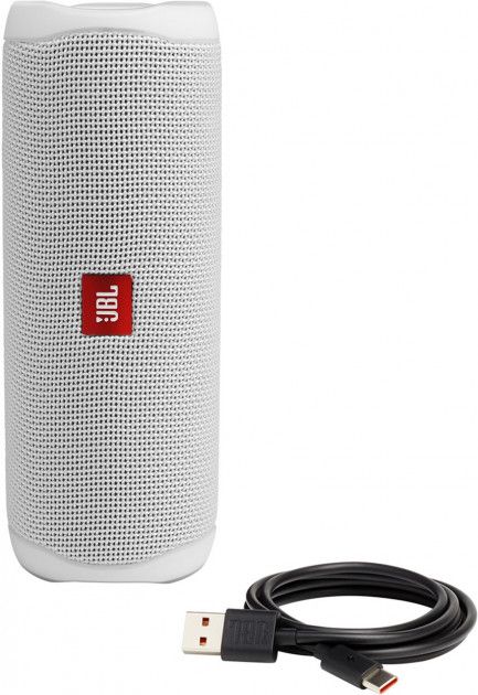 Акция на Акустична система JBL Flip 5 (JBLFLIP5WHT) White от Територія твоєї техніки