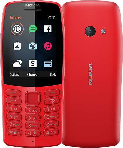 Акція на Мобільний телефон Nokia 210 (16OTRR01A01) Red від Територія твоєї техніки