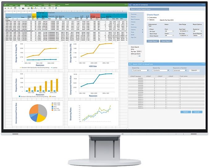 

Монітор EIZO FlexScan EV2457-WT