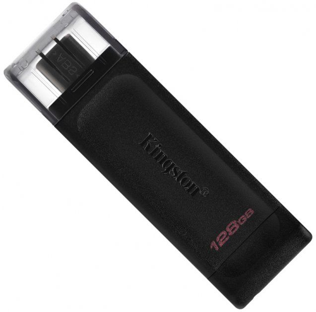 

USB флеш накопичувач Kingston DataTraveler 70 128GB USB Type-C (DT70/128GB)
