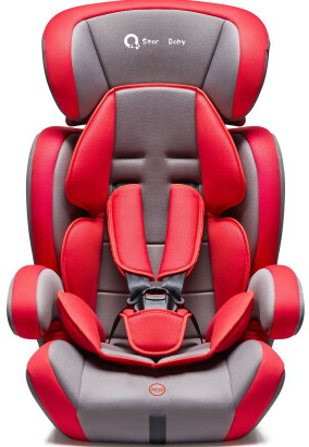 

Дитяче автокрісло Car child seat AB712-A grey red