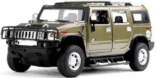 

Машинка на р/у Meizhi Hummer H2 металлическая 1:24 27 МГц Dark Green