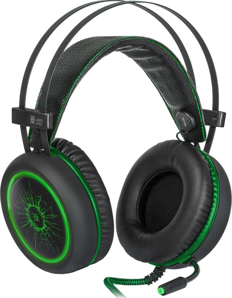 

Наушники Defender DeadFire G-530D (64531) Black/Green