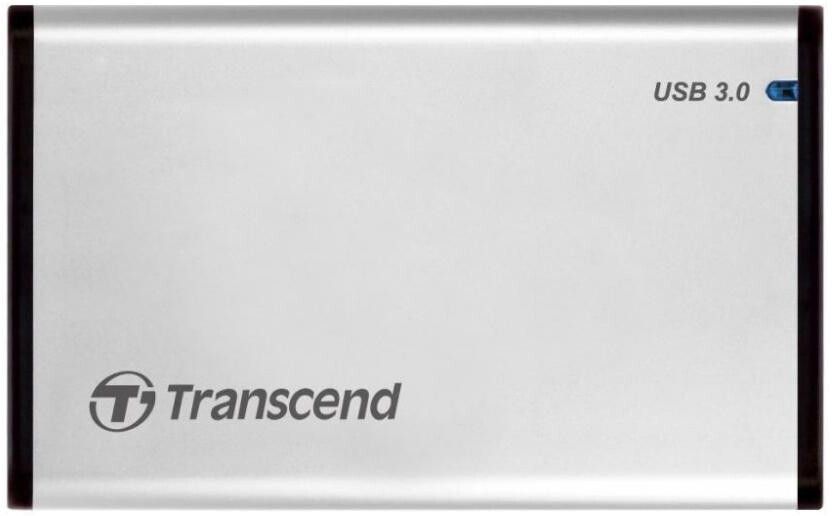 

Зовнішня кишеня Transcend StoreJet 25S3 для 2.5" HDD/SSD USB 3.1 (TS0GSJ25S3) Aluminum