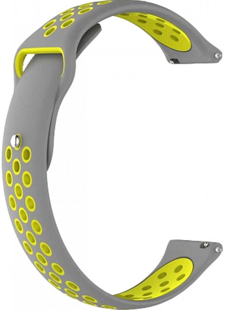 

Ремешок для смарт-часов Xiaomi Silicone Strap for Amazfit Bip 20 mm (AMZBPSILNIKE-SY) Gray-Yelow