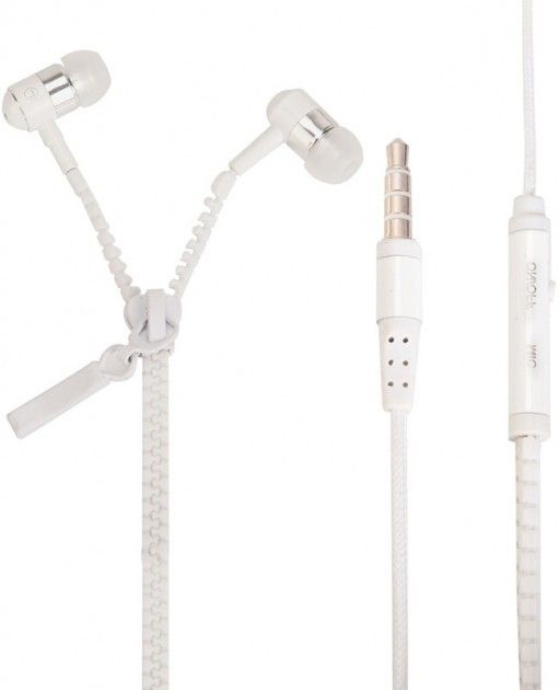 

Наушники Zipper Earphones White