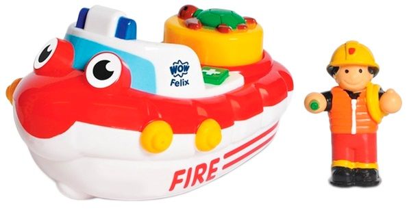 

Іграшка інерційна Wow Toys Пожежний човен Фелікс (1017)