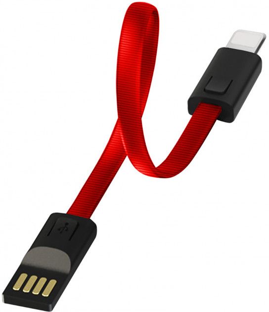 

Кабель ColorWay USB - Apple Lightning (брелок) 2.4А 22 см (CW-CBUL021-RD) Red