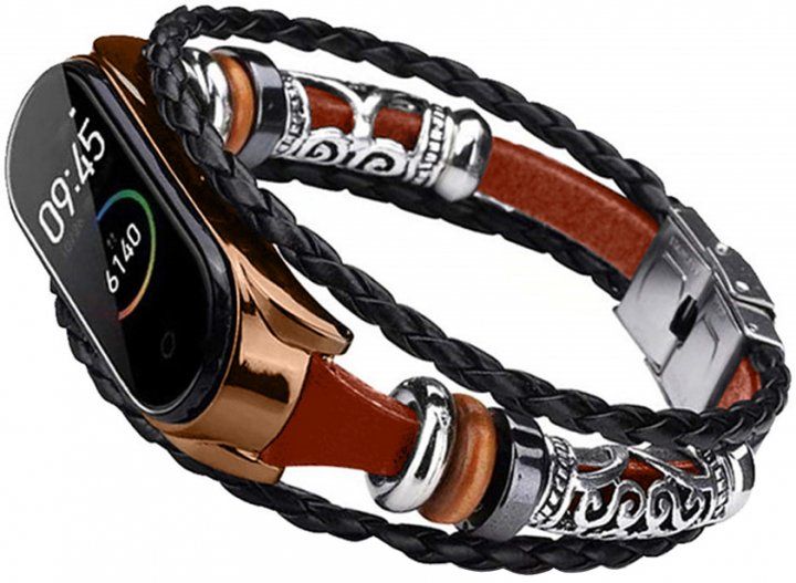 

Ремінець BeCover Jewellery Band для Xiaomi Mi Band 5 (BC_705913) Orange/Pink Gold