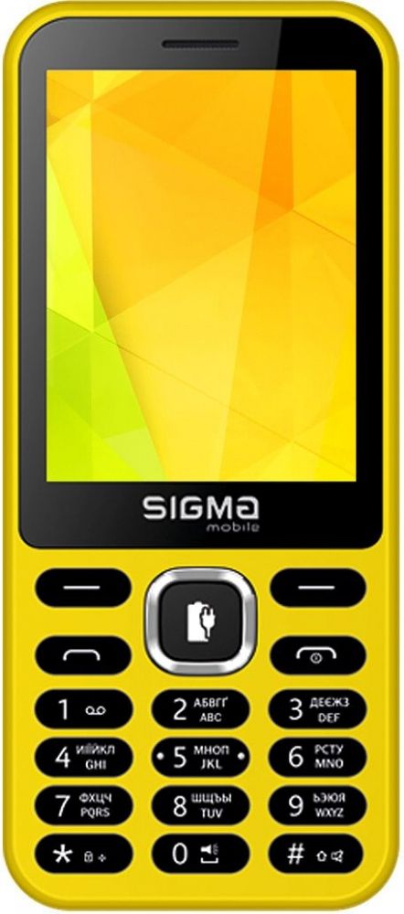 Акция на Мобільний телефон Sigma mobile X-style 31 Power Yellow от Територія твоєї техніки