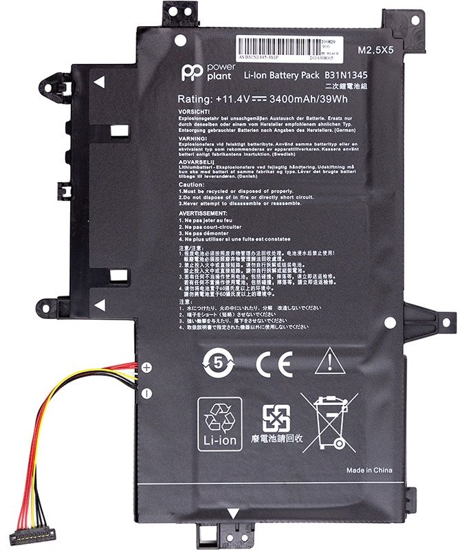 

Акумулятор PowerPlant для ноутбуків ASUS Transformer Book Flip TP500L (B31N1345) 11.4V 3400mAh (NB431373)