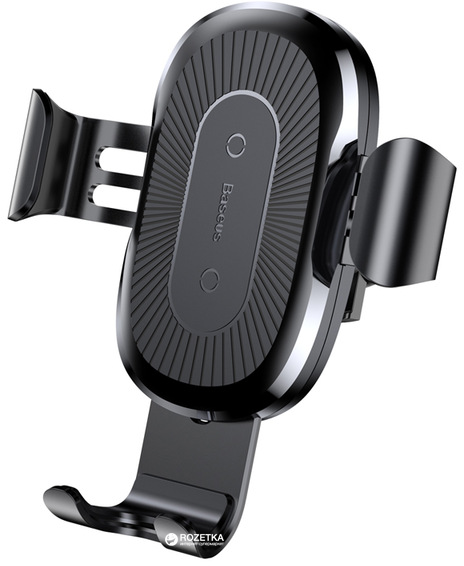 

Автотримач Baseus Wireless Fast Charger Gravity Car Mount (WXYL-01) Black