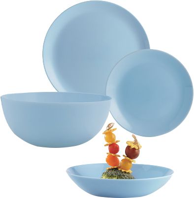 

Сервіз столовий Luminarc Diwali 19 предметів (P2961) Light Blue