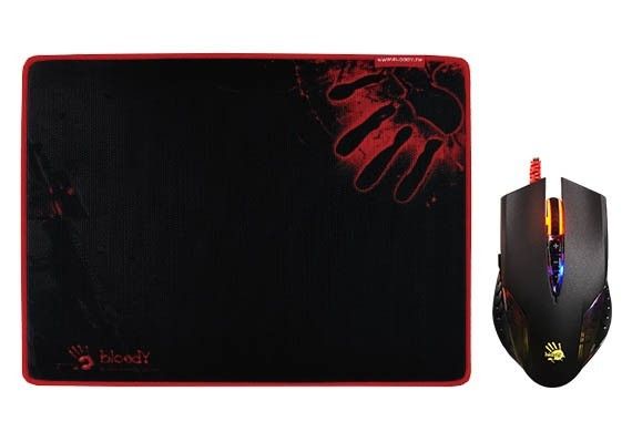 

Миша A4Tech Bloody Q50 Neon XGlide Q5081S USB з ігровою поверхнею (4711421930987) Black