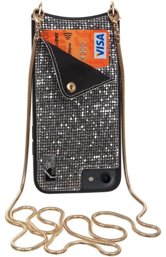 

Чохол Glitter Wallet Becover для Apple iPhone 6/6s/7/8 (703608) Silver