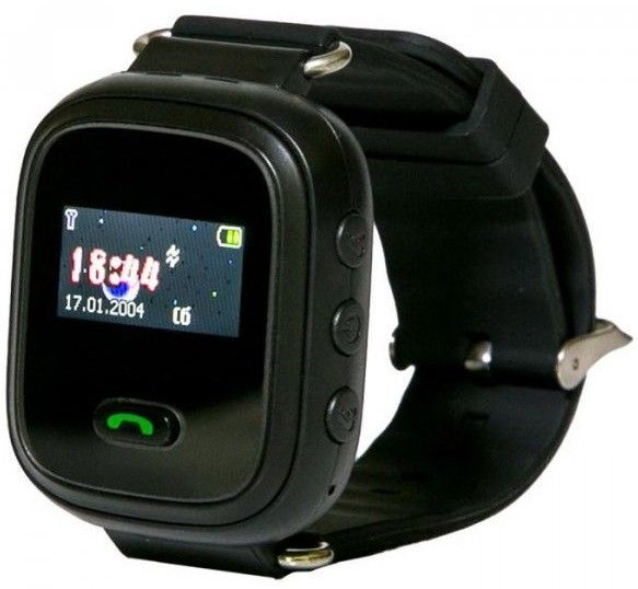 

Детские часы-телефон с GPS трекером GOGPS K11 (K11BK) Black