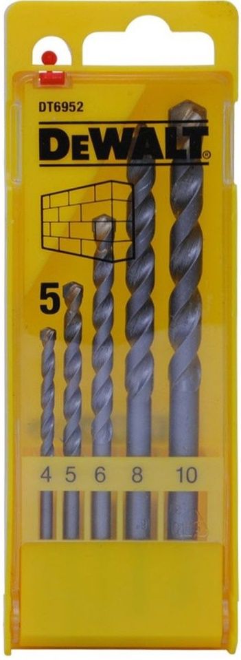 

Набір свердел DeWalt для бетону 5 шт. (DT6952)