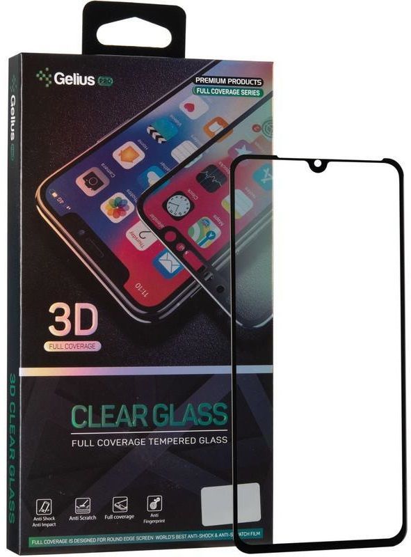 

Захисне скло Gelius Pro 3D Xiaomi Mi9 Lite Black