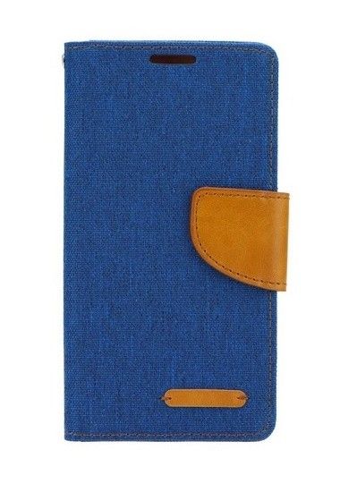

Чехол-книжка Leather Book Cover Huawei Nova lite 2017 Canvas Blue
