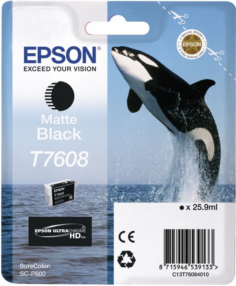 

Картридж Epson для SC-P600 (C13T76084010) Matte Black