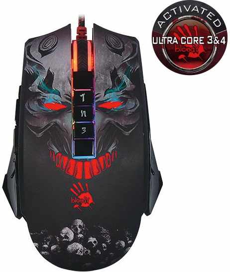 

Мышь A4Tech Bloody P85A USB (4711421929028) Black Skull