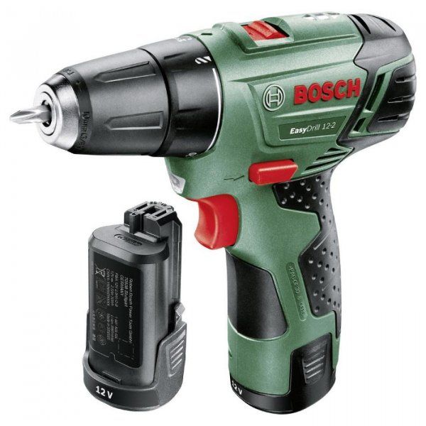 

Аккумуляторная дрель-шуруповерт Bosch EasyDrill 12-2 (060397290X) 2 аккумулятора