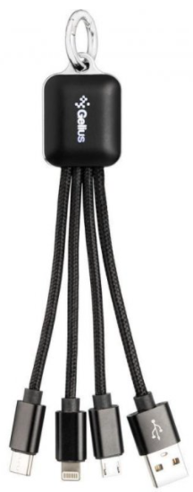 

Кабель Gelius Kraken Pro GP-KCC01 4in1 Black