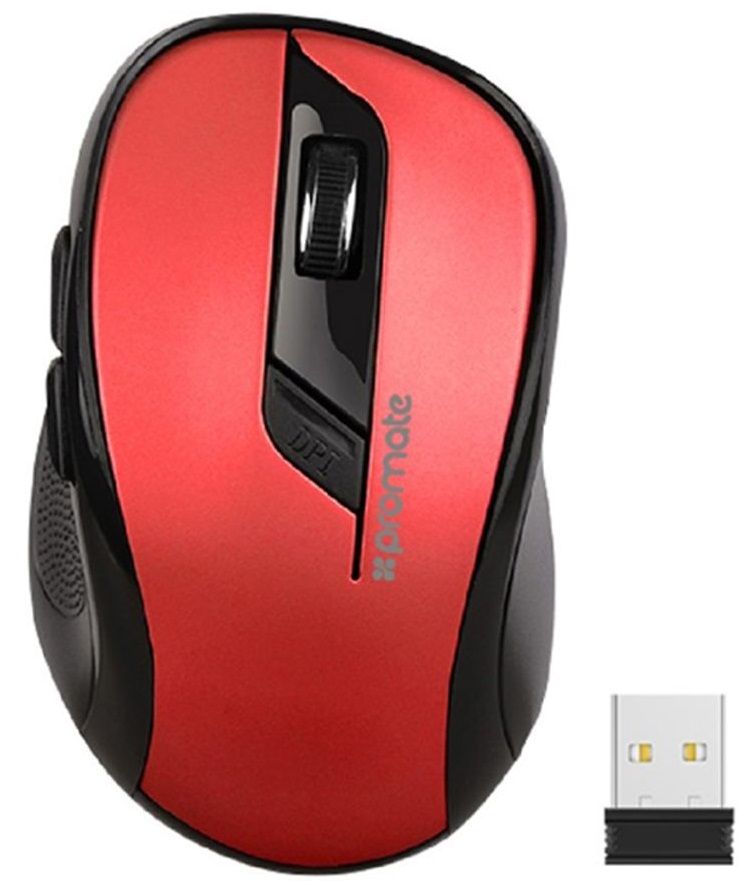

Миша Promate Clix-7 Wireless (clix-7.red) Black/Red