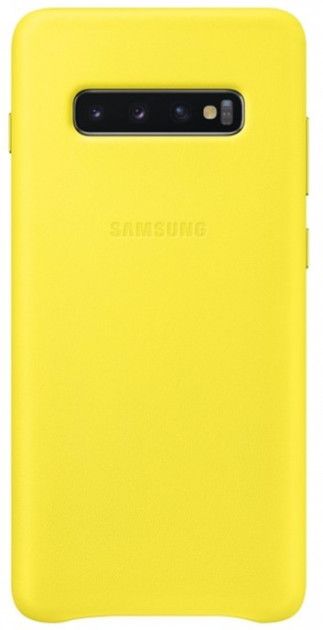 Панель Samsung Leather Cover для Samsung Galaxy S10 Plus (EF-VG975LYEGRU) Yellow от Територія твоєї техніки на платформе USKIDKA Панель Samsung Leather Cover для Samsung Galaxy S10 Plus (EF-VG975LYEGRU) Yellow от Територія твоєї техніки