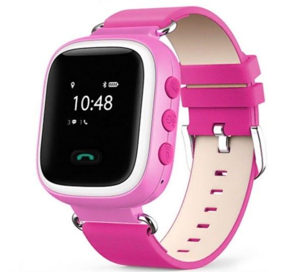 Акция на Детские умные часы с GPS-трекером GW900 (Q60) Pink от Територія твоєї техніки