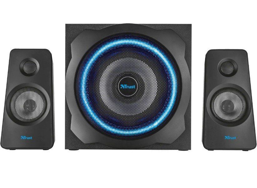 Акція на Акустична система Trust GXT 628 2.1 Illuminated Speaker Set Limited Edition Black (20562) від Територія твоєї техніки