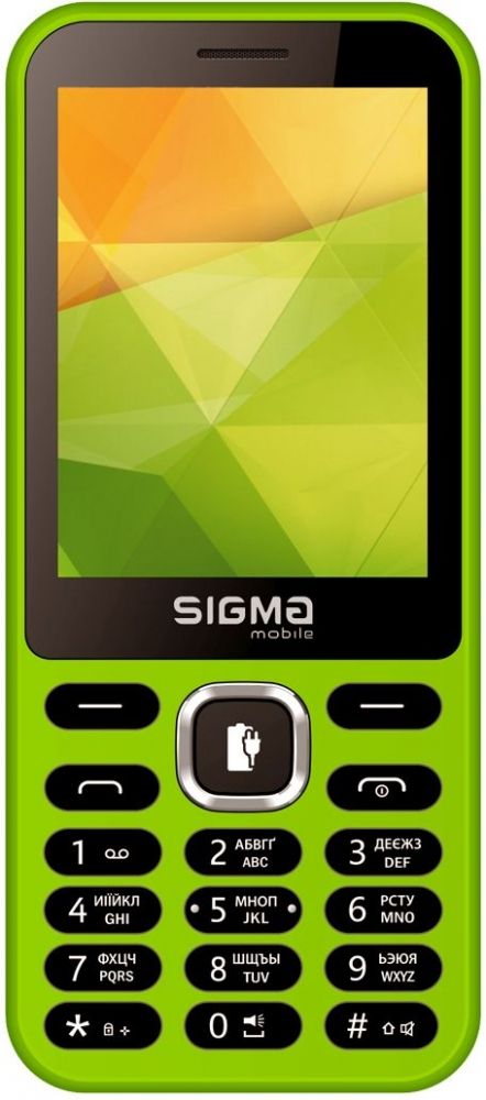 Акція на Мобільний телефон Sigma mobile X-style 31 Power Green від Територія твоєї техніки