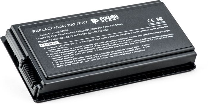 

Акумулятор PowerPlant для Asus F5 Black (11.1V/5200mAh/6Cells) (NB00000015)