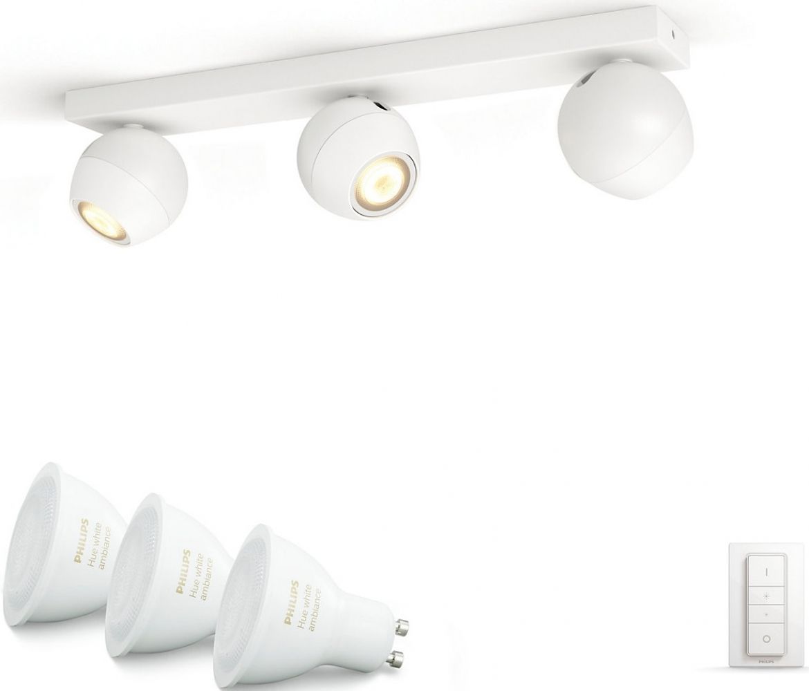 

Смарт-светильник PHILIPS BUCKRAM bar/tube 3x5.5W 240V (50473/31/P7) White