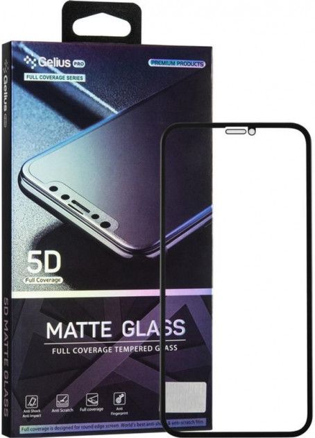 

Захисне скло Gelius Pro 5D Matte iPhone Xr (2099900709630) Black