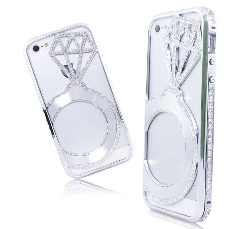 

Бампер Metal Dior Diamonds iPhone 6 Silver